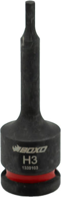 BOXO 3/8" Impact Hex Bit Sockets - Size Variations Available