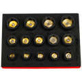 BOXO 14Pc 1/2" Magnetic Impact Socket Set