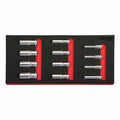BOXO 12Pc 3/8" Imperial 12PT Deep Socket Set