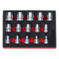 BOXO 15Pc 3/8" 12PT Socket Set (7mm to 21mm)