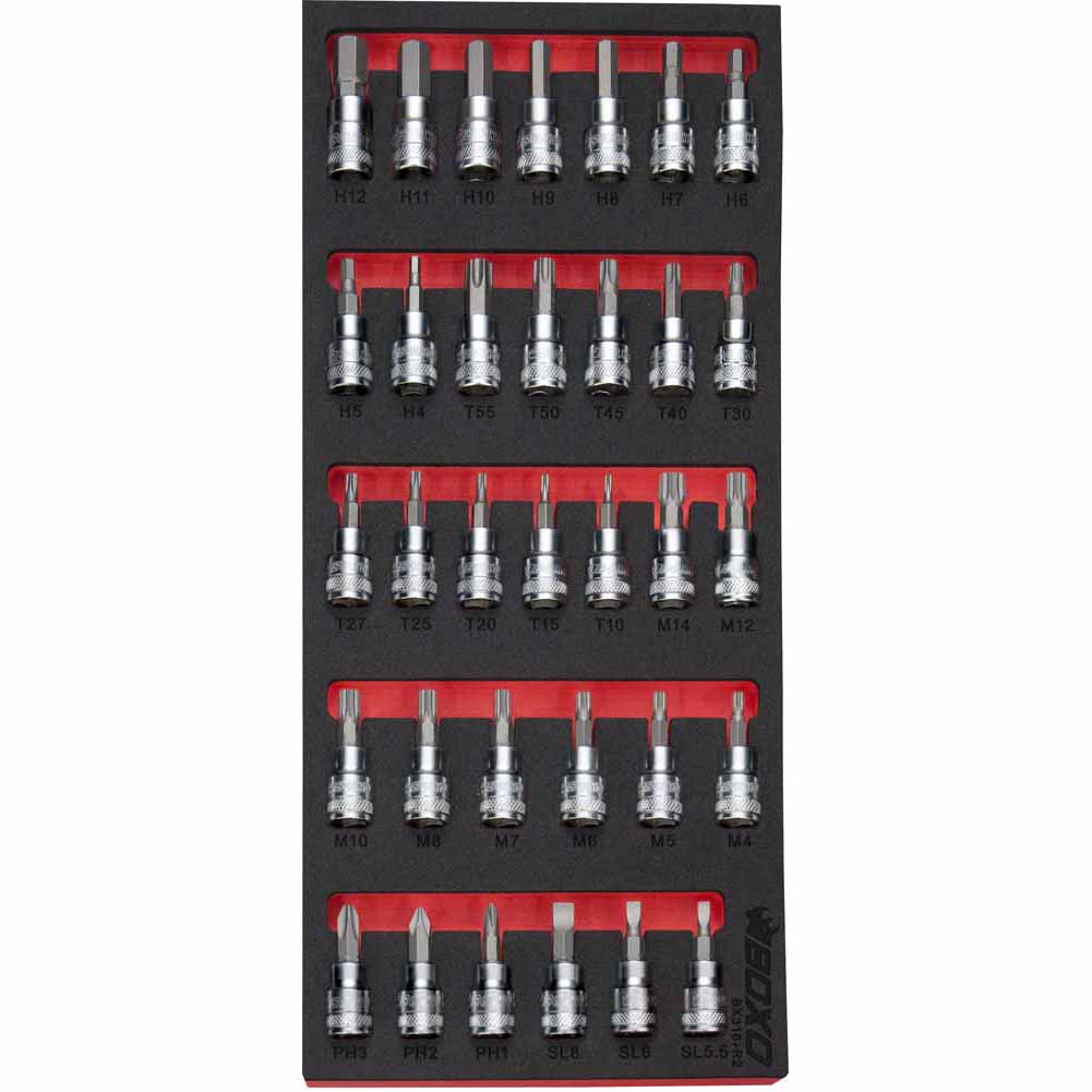 BOXO 33Pc Master 3/8" Bit Socket Set