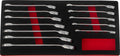 BOXO 12Pc Reversible Ratcheting Spanner Set