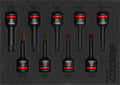 BOXO 9Pc 3/8" Impact Torx Bit Socket Set In EVA Foam