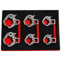 BOXO 6Pc 1/2" Ratcheting Flare Nut Set