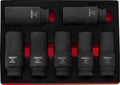 BOXO 7Pc 1/2" Weighted Impact Socket Set