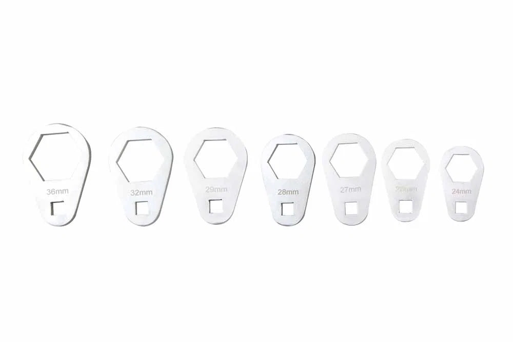 Powerhand 7Pc Oil Filter Housing Offset Wrench Set