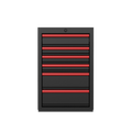 BOXO PRO Matte Half Height 6 Drawer Cabinet