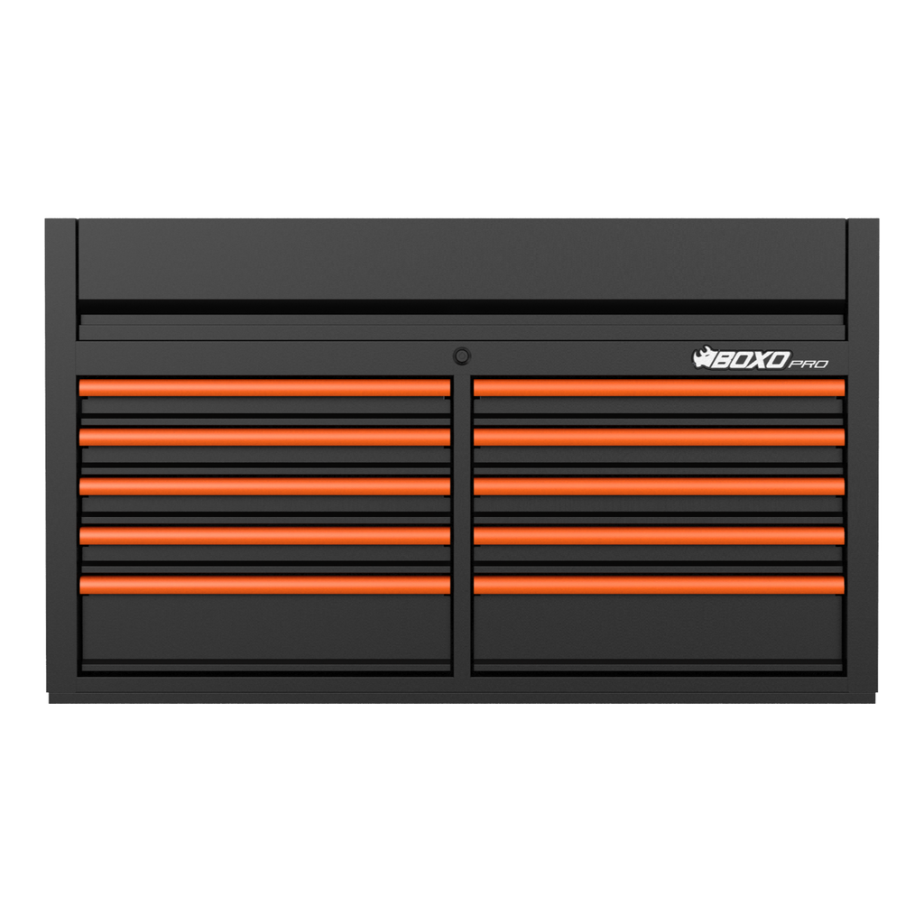 BOXO PRO 53" Matte 10 Drawer Top Box - Various Trim Options Available