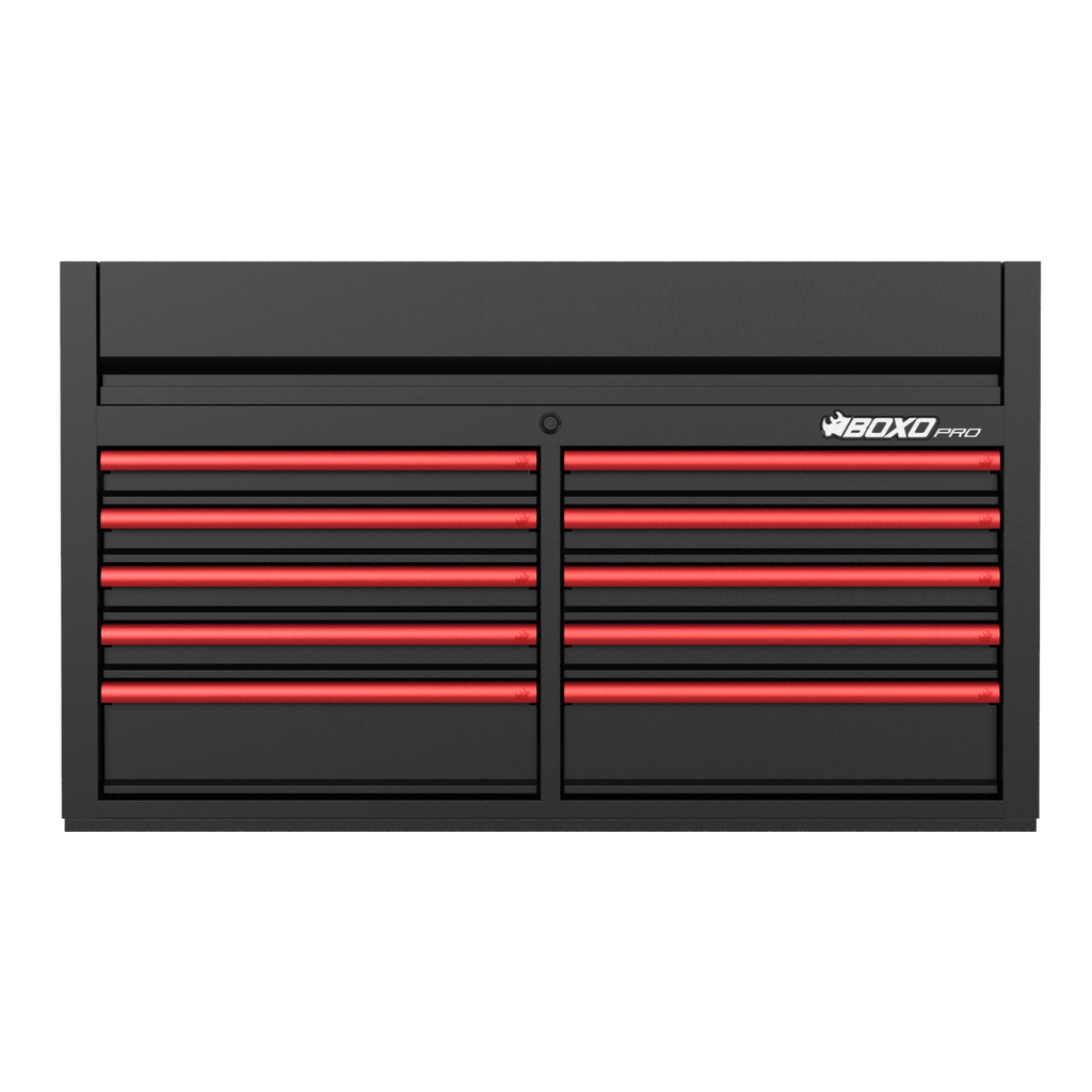 BOXO PRO 53" Matte 10 Drawer Top Box - Various Trim Options Available