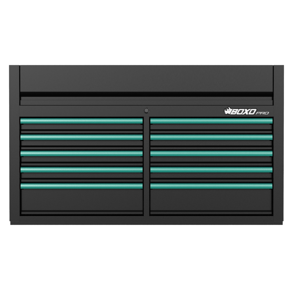 BOXO PRO 53" Matte 10 Drawer Top Box - Various Trim Options Available