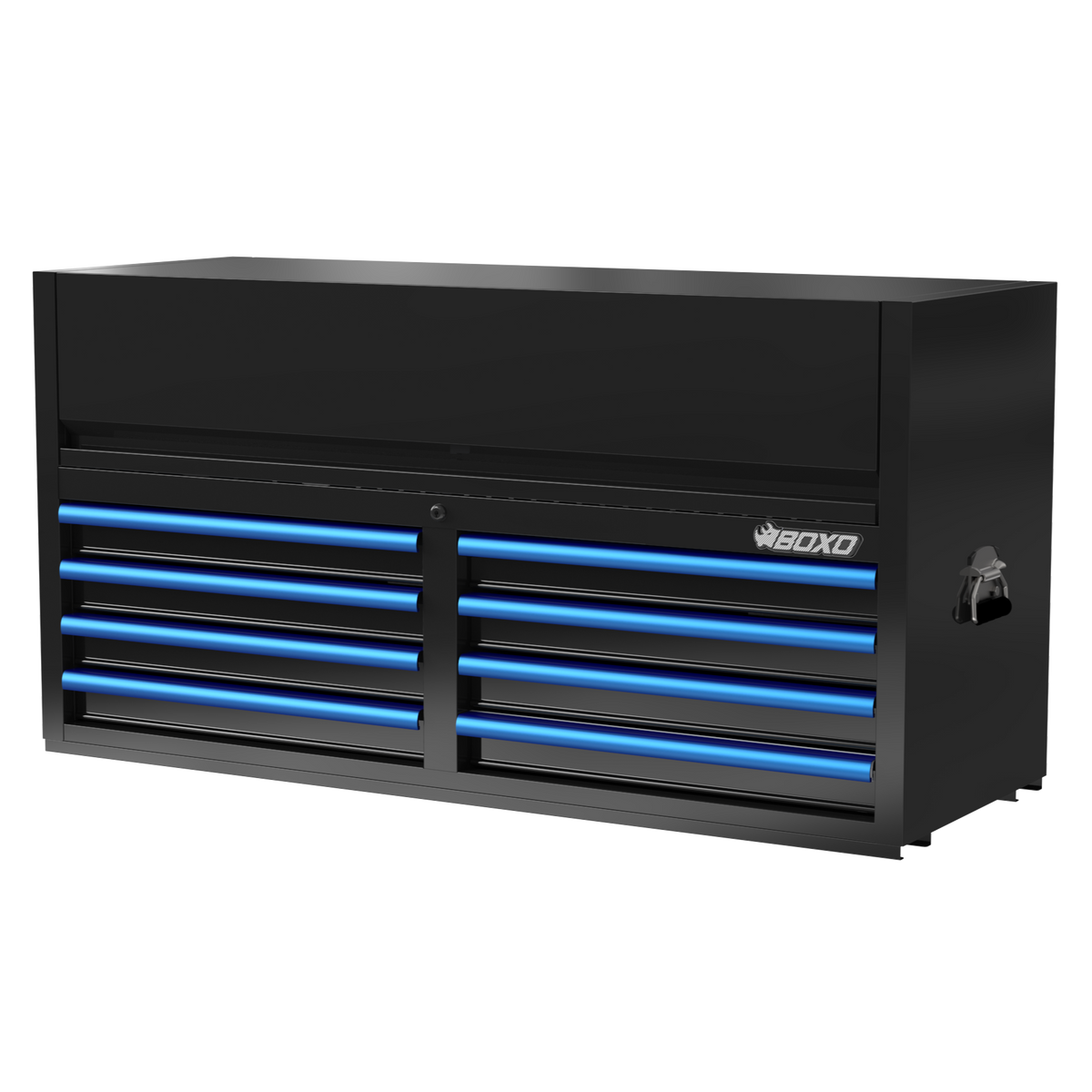 BOXO 53" 8 Drawer Top Box with Drawer Trim Pack - Black Body with Trim Colour Options