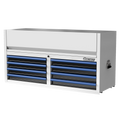 BOXO 53" 8 Drawer Top Box with Drawer Trim Pack - White Body with Trim Colour Options