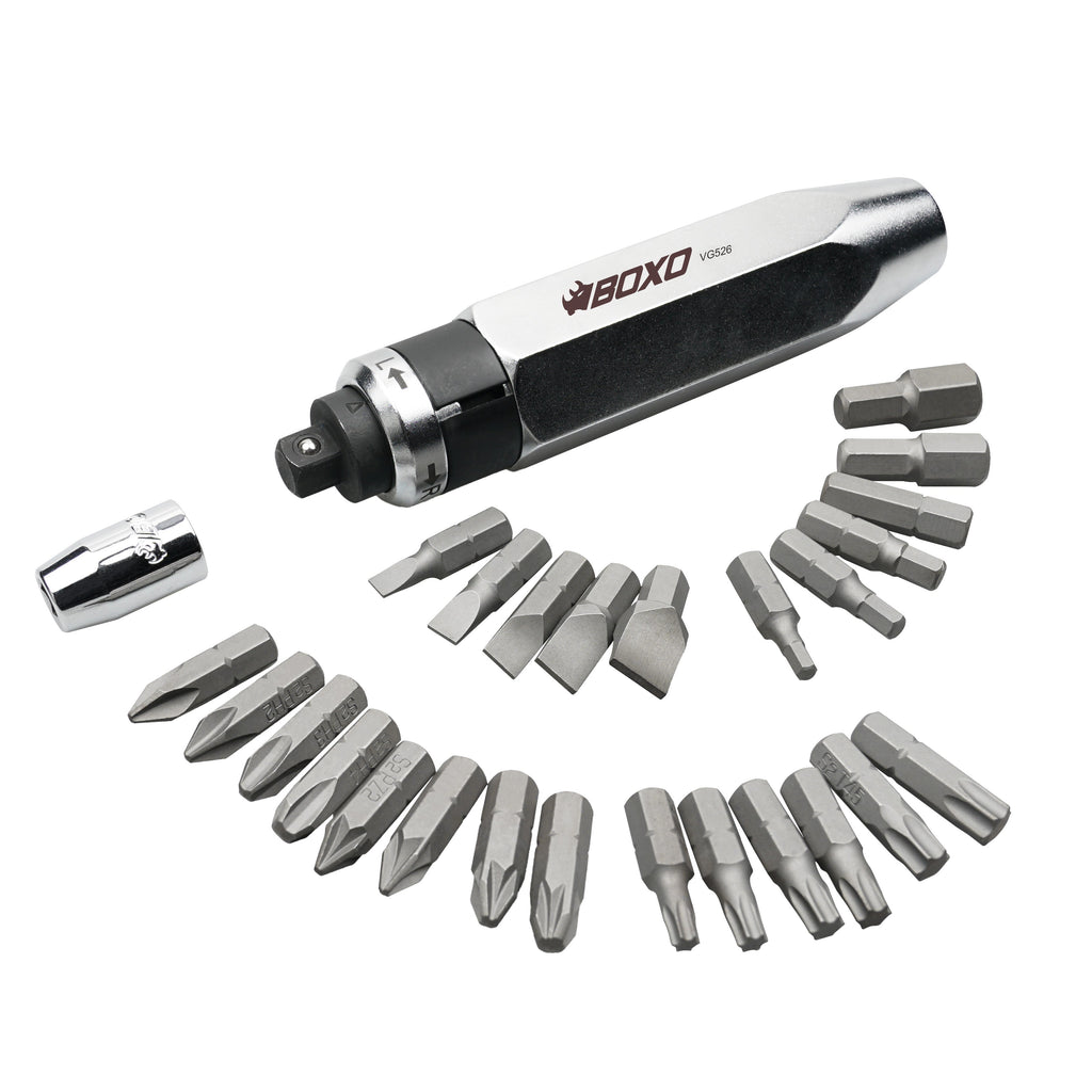 BOXO 27Pc 3/8" Impact Driver & Bit Set