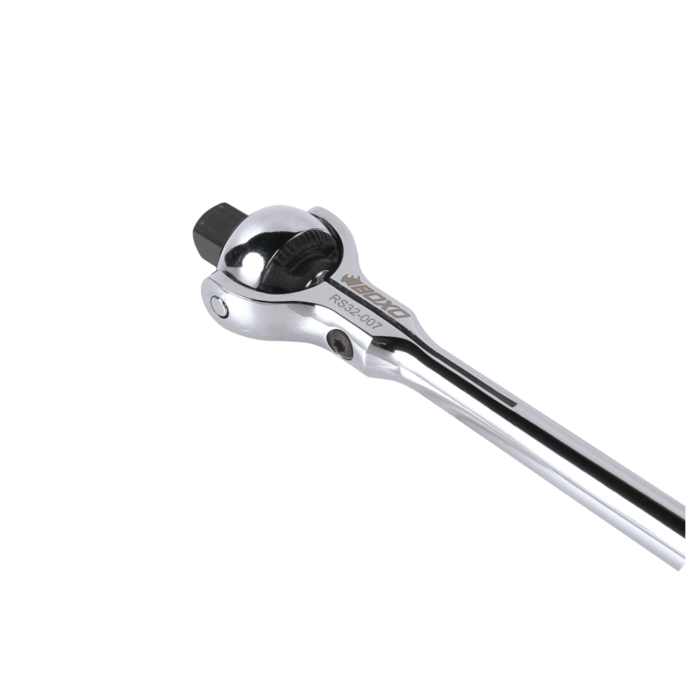 BOXO 2Pc 3/8" Folding/Swivel Ratchet Handle Set