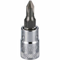 BOXO 1/4" Phillips Bit Sockets - Sizes PH0 to PH3