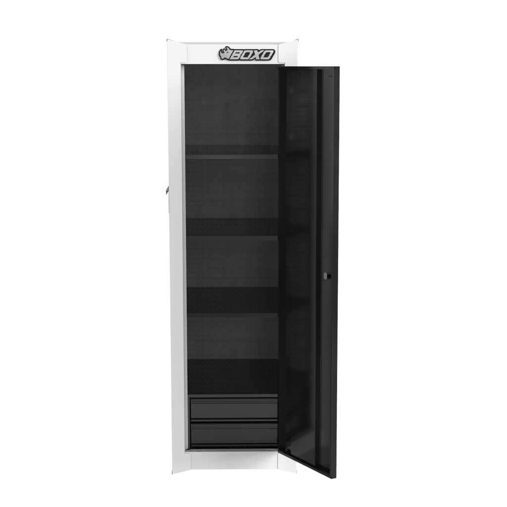 BOXO Full Height Side Locker - White